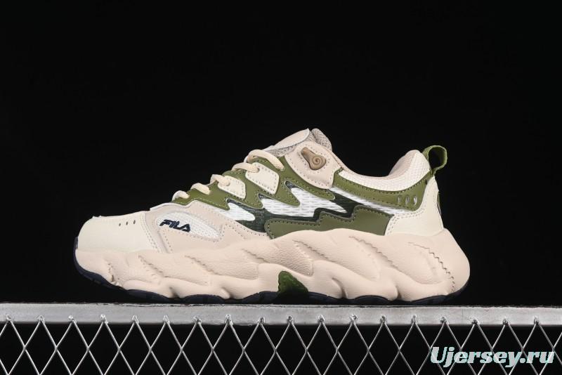 Fila Fusion Fern 2.0 Retro Chunky Sneakers with 3CM Heightening Sole - F12M511101FMC