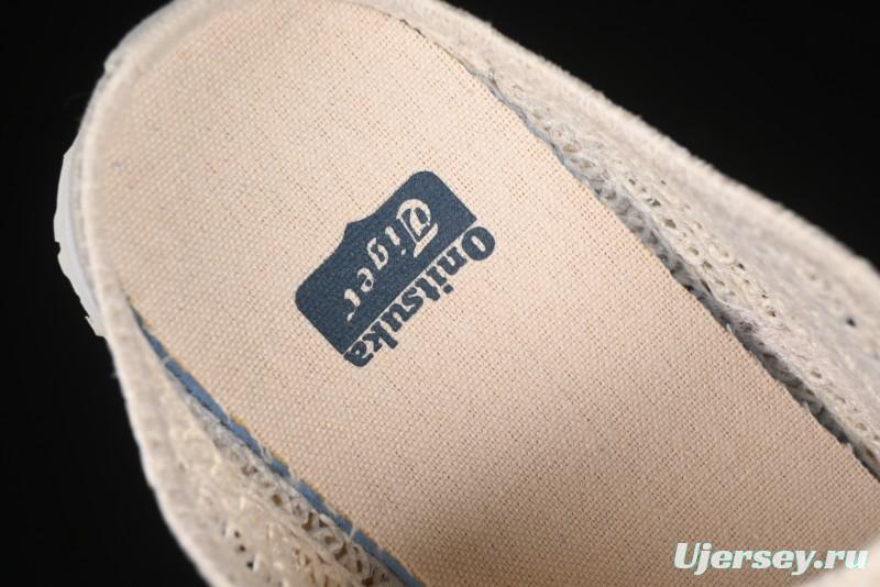 Onitsuka Tiger Mexico 66 Sabot Slip-On Sneakers with Breathable Mesh Upper - 1183C123-100