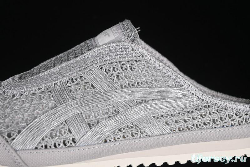 Onitsuka Tiger Mexico 66 Sabot Slip-On Shoes with Breathable Mesh Upper - 1183A707-020