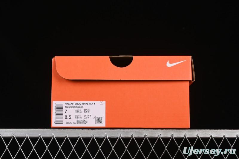 Nike Zoom Rival Fly 4 Lightweight Responsive Running Shoes - HQ3512-100