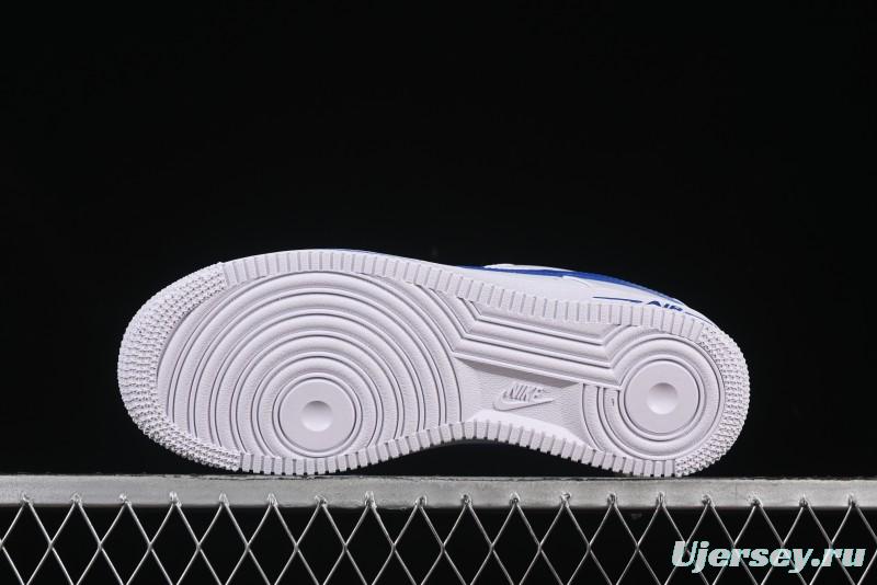 Nike Air Force 1 '07 Low Casual Sneakers with 2D Theme Gradient Sky Blue - ZH0316-076