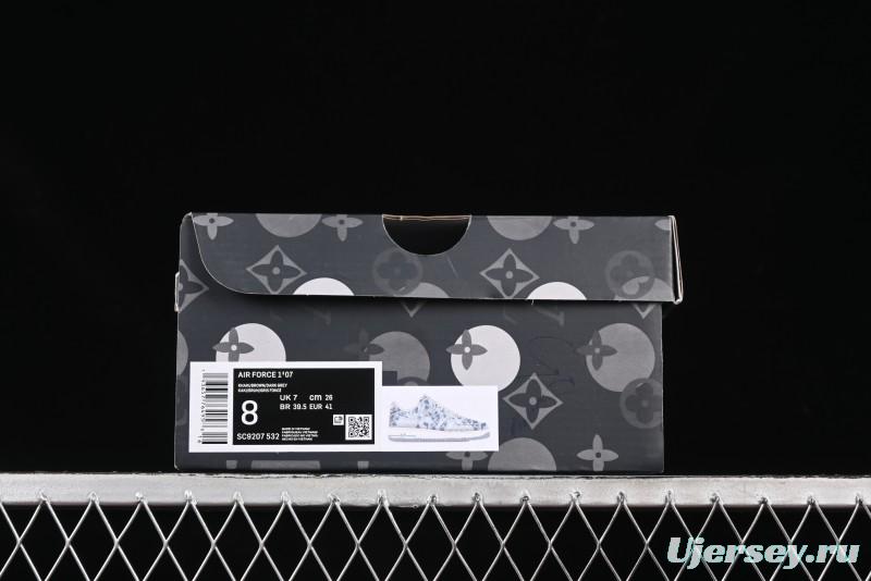 Nike Air Force 1 '07 Low LV Collaboration Blue Denim Casual Sneakers - SC9207-532