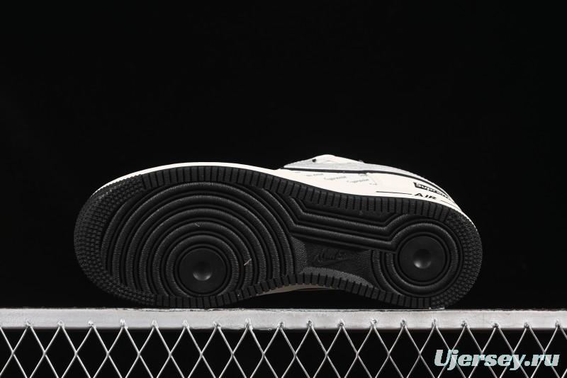 Nike Air Force 1 '07 Low Supreme Collaboration Shadow Swoosh Casual Sneakers - XX3168-149