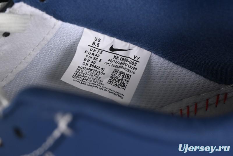 Nike Air Force 1'07 Low Gucci Collaboration Navy Blue Casual Sneakers - KK1988-085