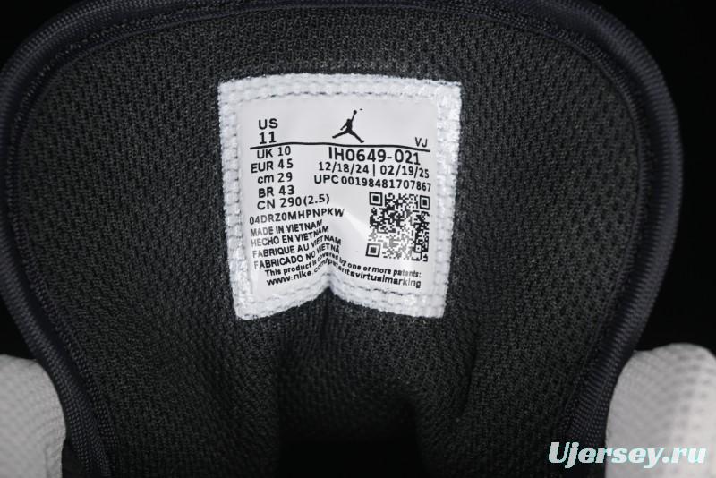 Nike Air Jordan 1 Low AJ1 Retro Casual Sneakers in Black White Grey - IH0649-021