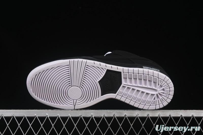 Nike SB Dunk Low Pro ISO Black Gum Rubber SB Low-Top Skateboarding Shoes - CD2563-006