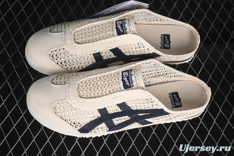 Onitsuka Tiger Mexico 66 Sabot Slip-On Shoes with Breathable Mesh Upper - 1183C123-200