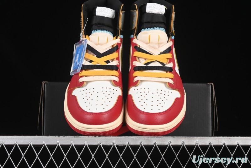Nike Union x Air Jordan 1 Retro High Basketball Shoes Shadow Chicago - HV8563-600