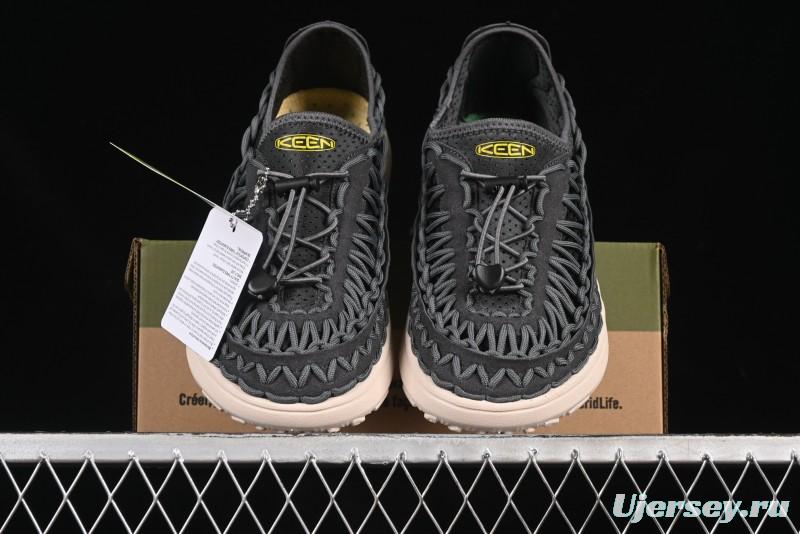 Keen Uneek Flat-M Woven Elastic Strap Outdoor Water Sports Sandals - 1014097