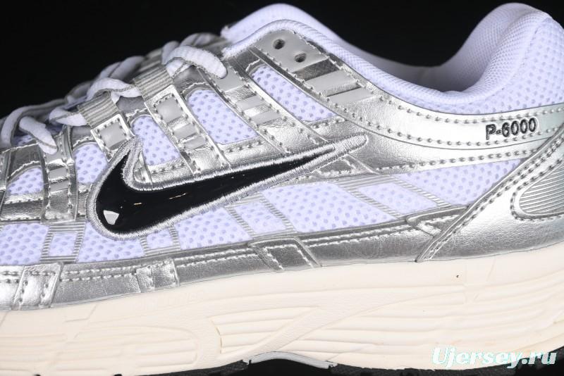 Nike P-6000 Prm Retro Casual Sneakers with Lightweight Design - CD6404-105