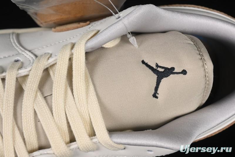 Nike Air Jordan 1 Low "Dongdan" Casual Sneakers in Coconut Milk White - IB8855-121