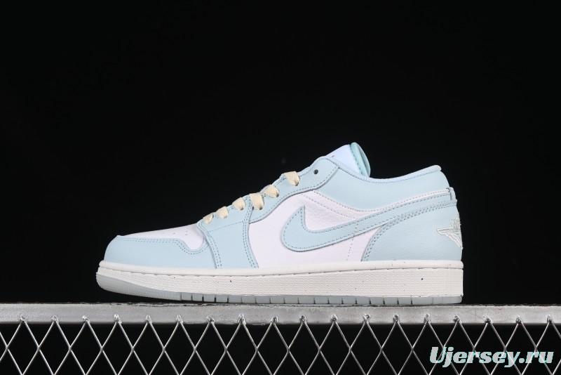 Nike Air Jordan 1 Low AJ1 Mint Blue Casual Lifestyle Sneakers - HJ5999-400