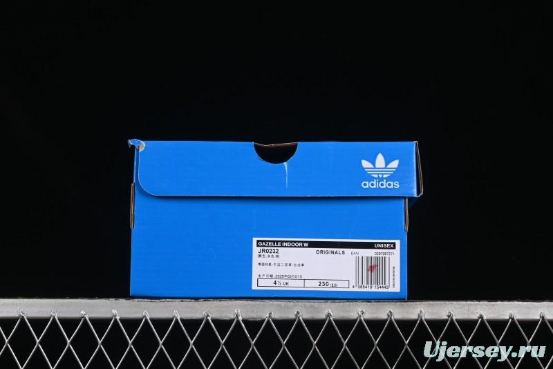 Adidas Originals Gazelle Indoor JR0232 Retro Casual Slip-Resistant Wear-Resistant Low-Top Skate Shoes - JR0232