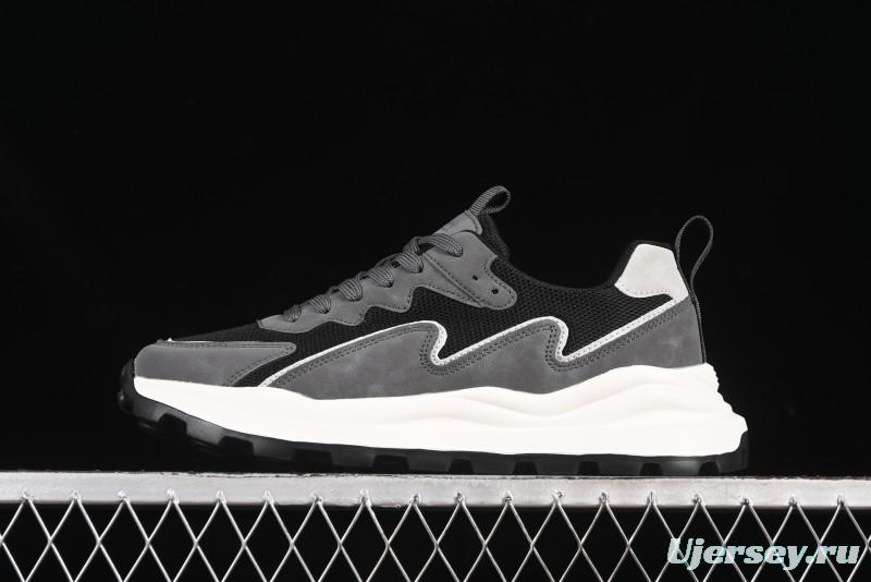 Adidas Thick Sole Waffle Retro Running Shoes with Comfortable Upper and Anti-Slip Sole - 63093901001