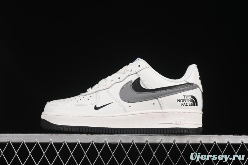 Nike Air Force 1 '07 Low The North Face Collaboration Beige Double Swoosh Casual Sneakers - AM1588-006