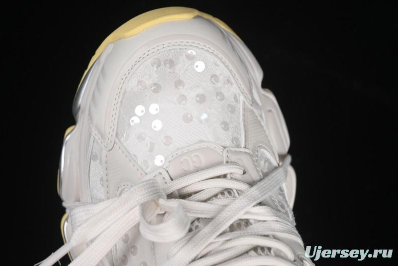 GG-CC Star Same Style Lace-up Hollow Out Dad Shoes with 5cm Height Increasing Sole - G25U9988