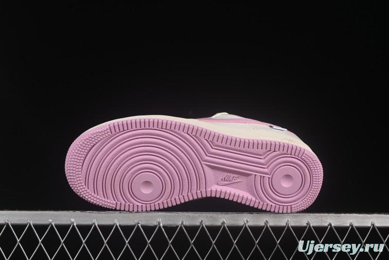 Nike Air Force 1'07 Low Custom Casual Sneakers with Full-Length Air Cushion - DD8959-100