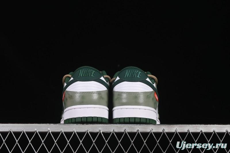 Nike Dunk Low Butterfly Bamboo Forest Green Low-Top Casual Sneakers - DD1391-101