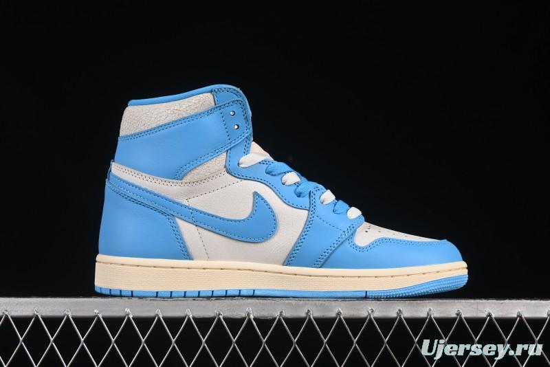 Nike Air Jordan 1 High OG "UNC Reimagined" Retro Basketball Shoes - DZ5485-402