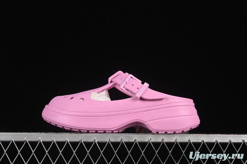 Crocs Mary Jane Classic Simple Casual Beach Clog Sandals - B.D4