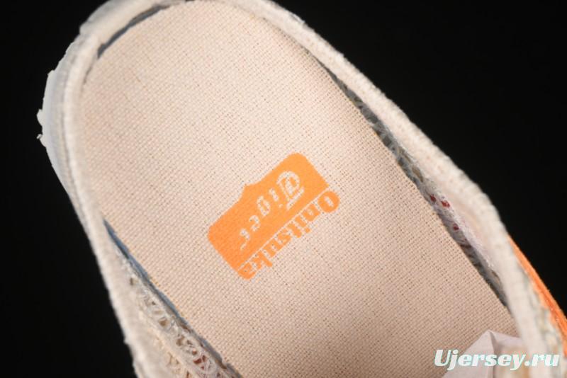 Onitsuka Tiger Mexico 66 Sabot Slip-On Sneakers with Breathable Mesh Upper - 1183A707-106