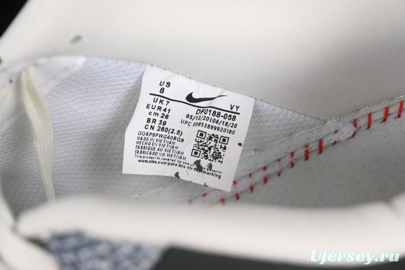 Nike Air Force 1'07 Low Gucci Collaboration Floral Pattern Rubber Sole Casual Sneakers - DF0188-058