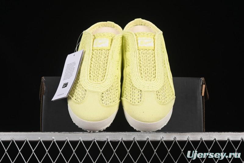 Onitsuka Tiger Mexico 66 Sabot Slip-On Sneakers with Breathable Mesh Upper - 1183A707-750