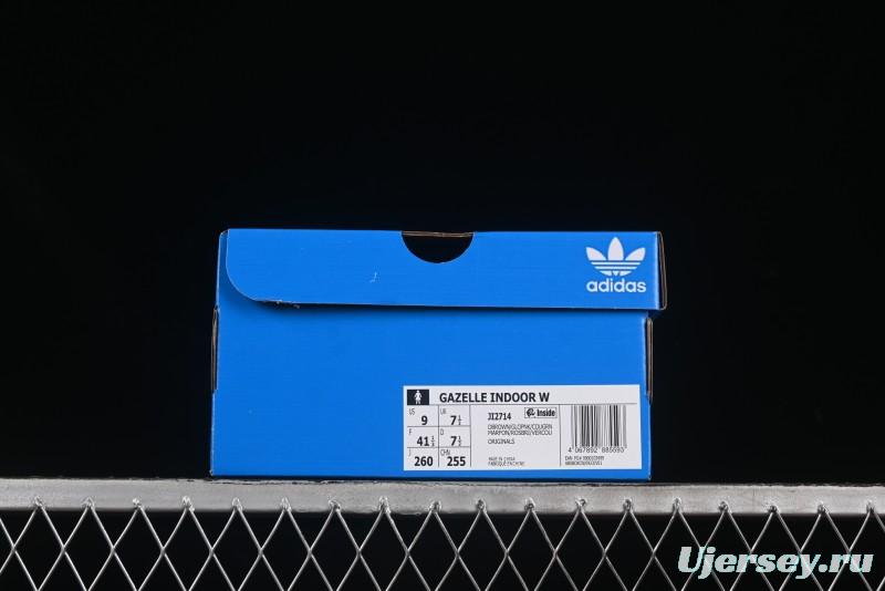 Adidas Originals Gazelle Indoor JI2714 Retro Casual Anti-Slip Wear-Resistant Low-Top Sneakers - JI2714