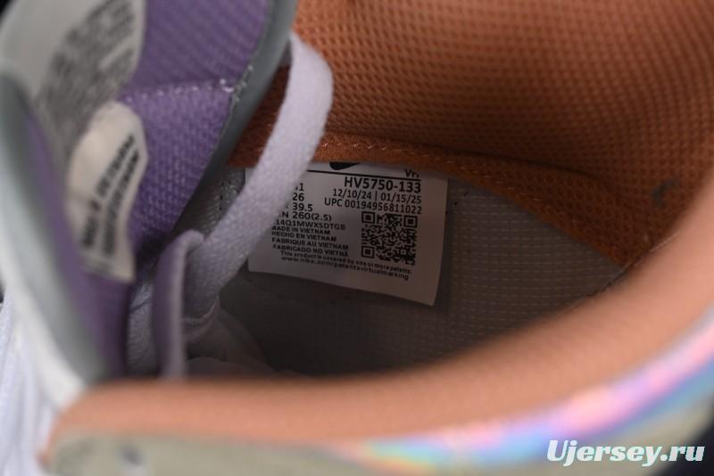 Nike Dunk Low Floral Swoosh Floral Theme Low-Top Casual Sneakers - HV5750-133