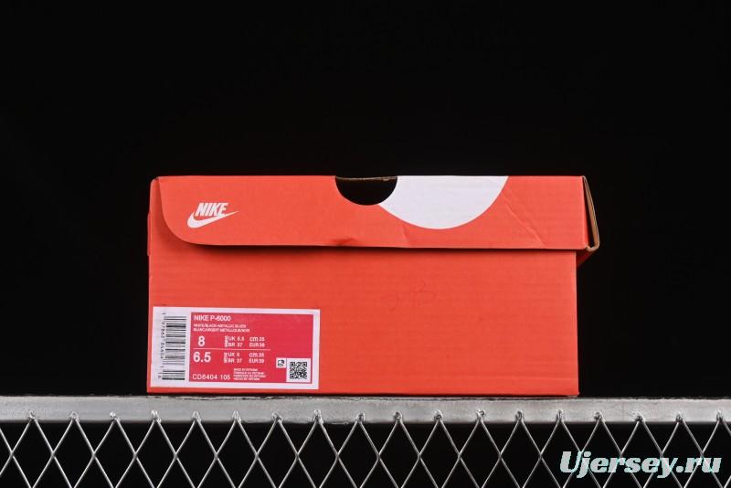 Nike P-6000 Prm Retro Casual Sneakers with Lightweight Design - CD6404-105