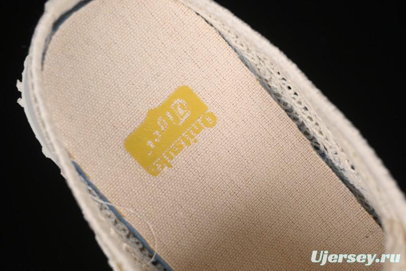 Onitsuka Tiger Mexico 66 Sabot Slip-On Shoes with Breathable Mesh Upper - 1183C123-104