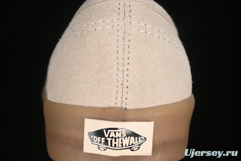 Vans Premium Authentic Suede Retro Sneakers with Translucent Rubber Sole - VN000CRQBYS