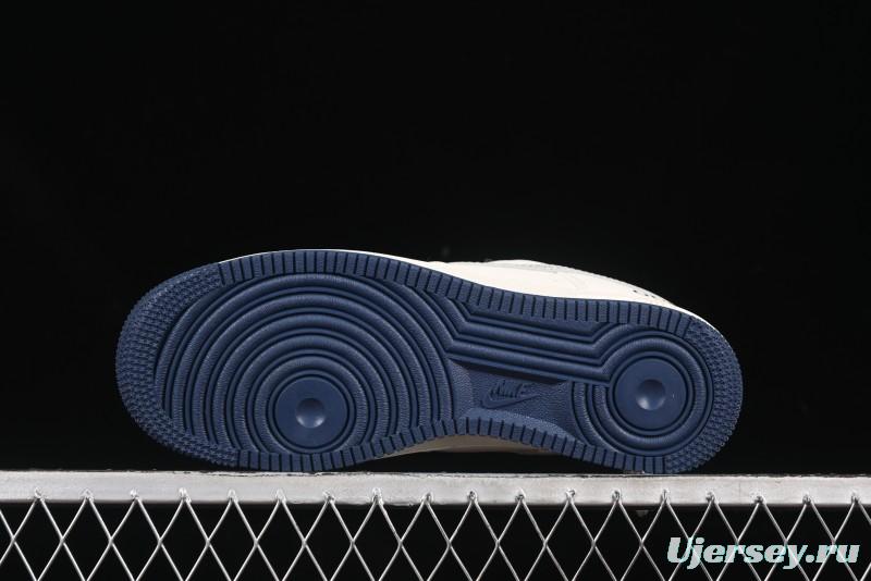 Nike Air Force 1 '07 Low Gucci Collaboration Silver Swoosh Casual Sneakers - XS1958-546