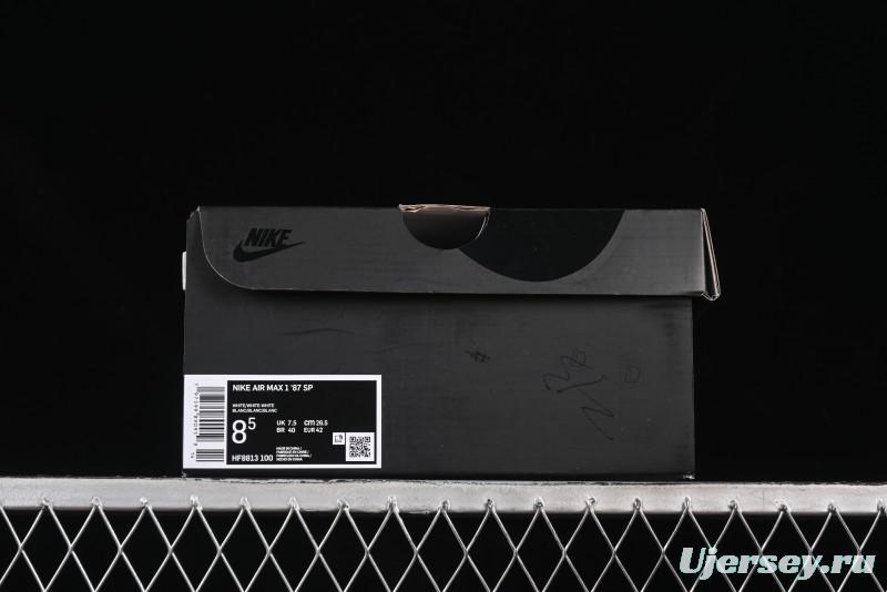 Nike Air Max 1 Retro Running Shoes with Half-Sole Air Cushion - HF8813-100