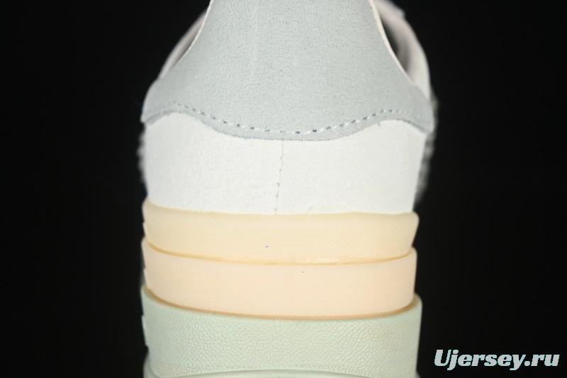 Adidas Originals Gazelle Bold JR8373 Collaboration Low-Top Sneakers with Thick Sole for Slip Resistance and Durability - JR8373