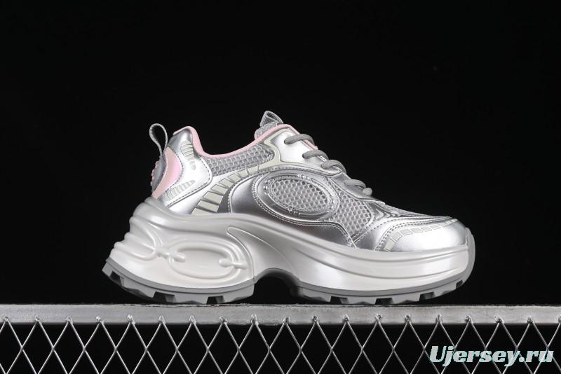 GG-CC Casual Sports Running Shoes with Crescent Moon Sole and 5cm Height Increase - 668-1