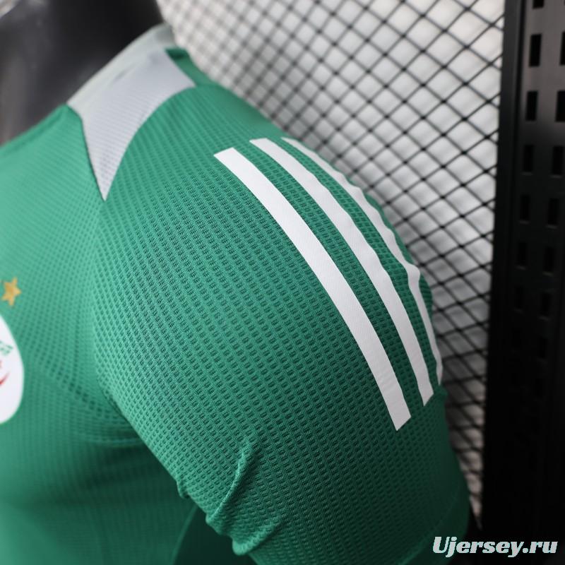 Player Version 2025 Algeria Green with Solid Color Jersey