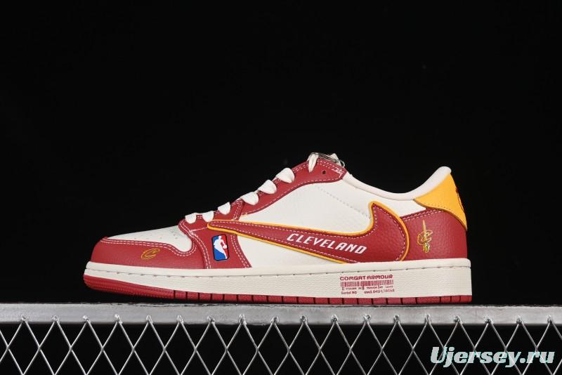 Nike Travis Scott x Fragment Design x Air Jordan 1 Low OG SP AJ1 Collaboration Casual Sneakers - SC9207-031