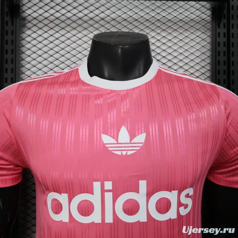 Player Version 2025 Adidas Original Pink T-Shirt