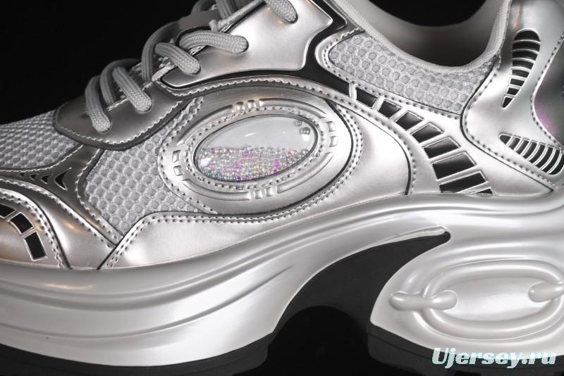 GG-CC Casual Sports Running Shoes with Triple-Layer Crescent Sole and 5cm Height Boost - 668-1