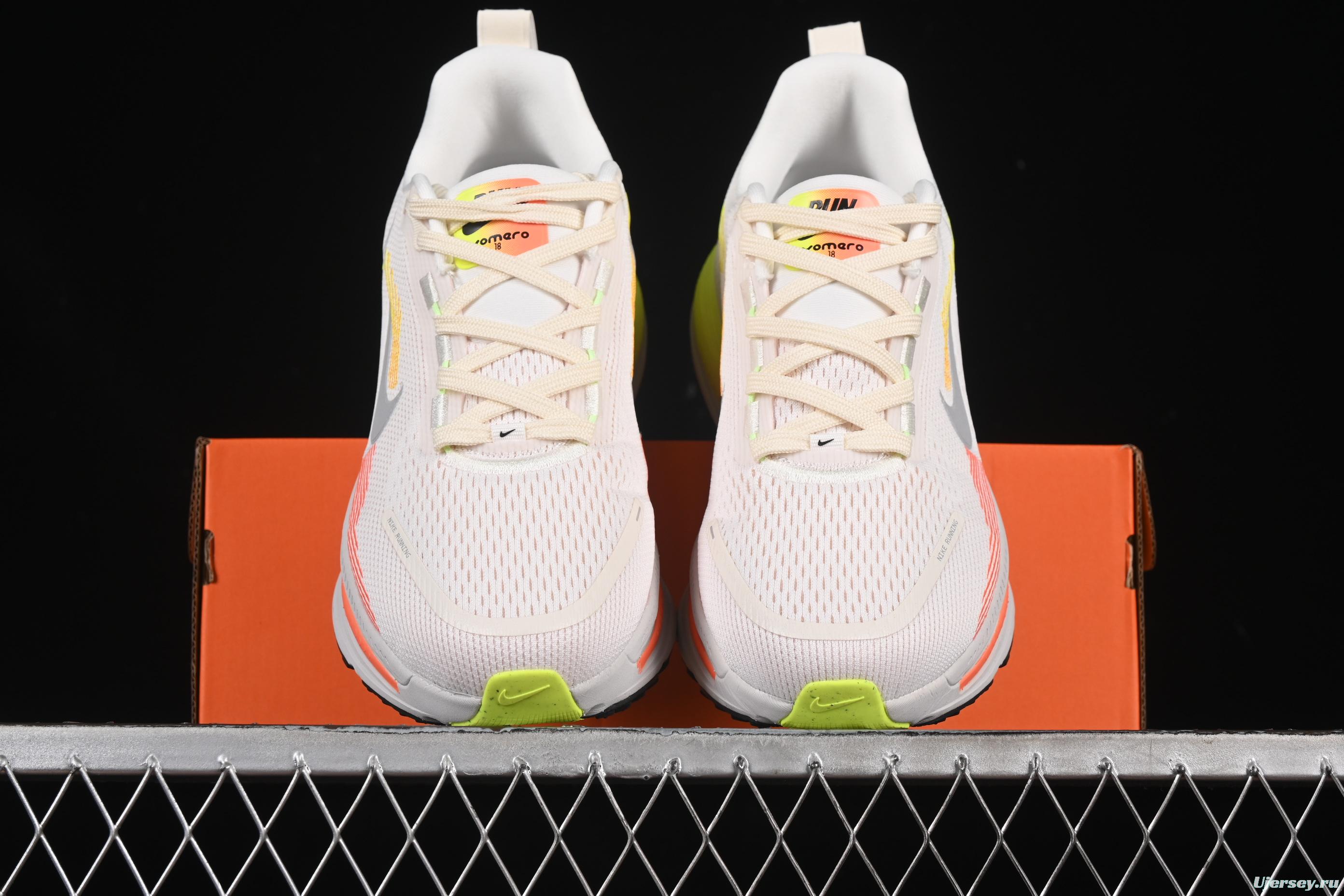 Nike Air Zoom Vomero 18 Lunar Running Shoes with Enhanced Cushioning - HQ2157-003