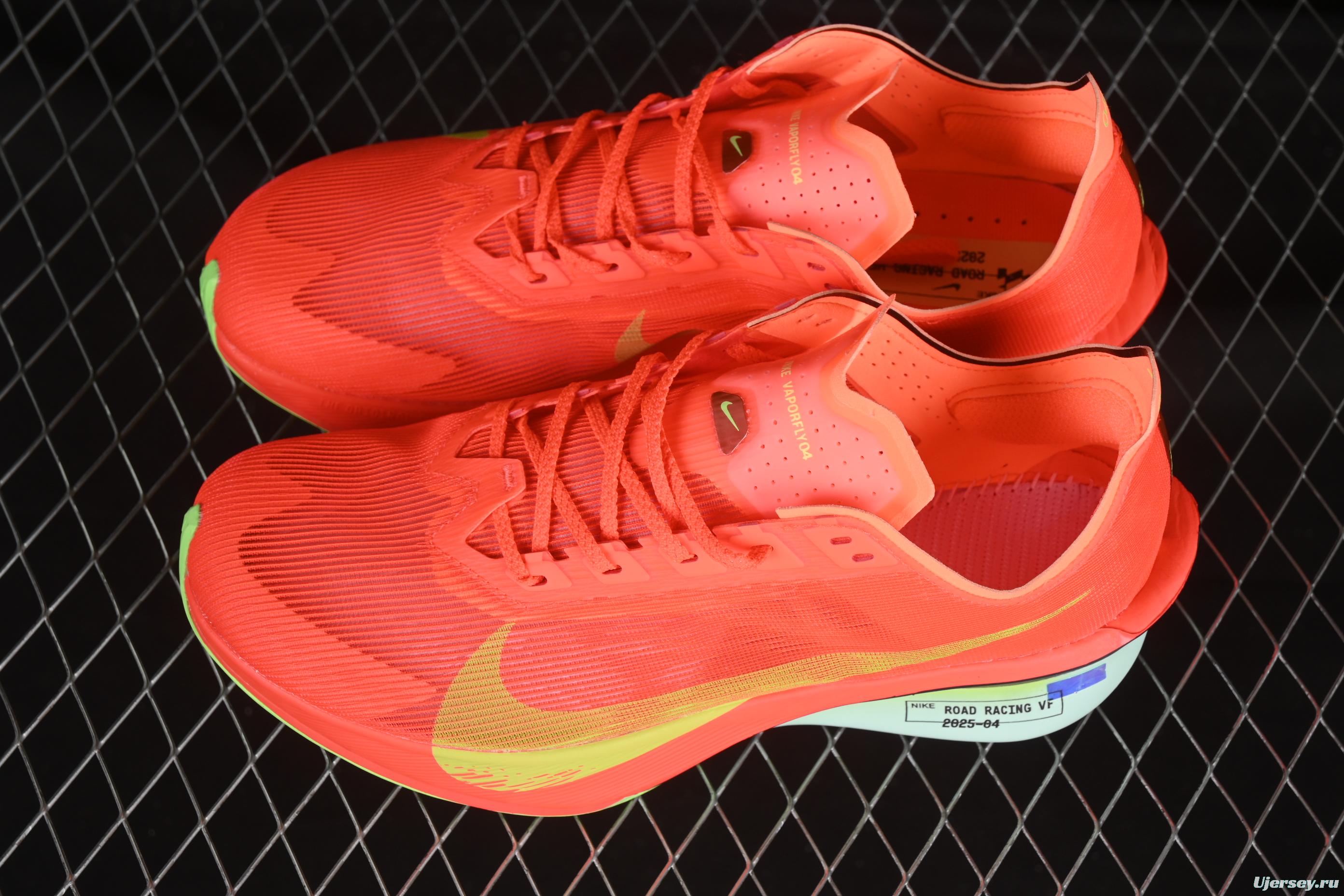 Nike ZoomX Vaporfly NEXT% 4 Marathon Series Road Racing Ultra-Light Cushion Running Shoes - HF6414-600