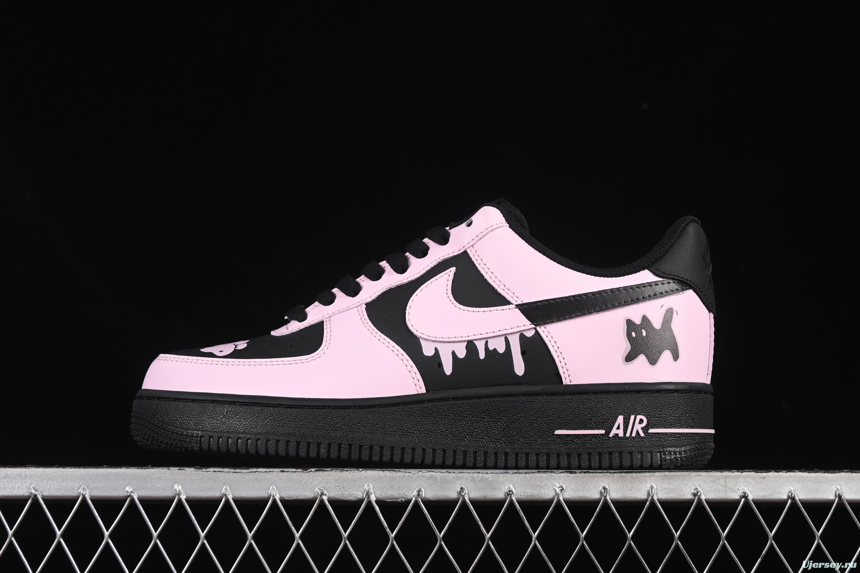 Nike Air Force 1'07 Low Casual Sneakers with Sweet Kitty Anime Theme - ZH0316-080
