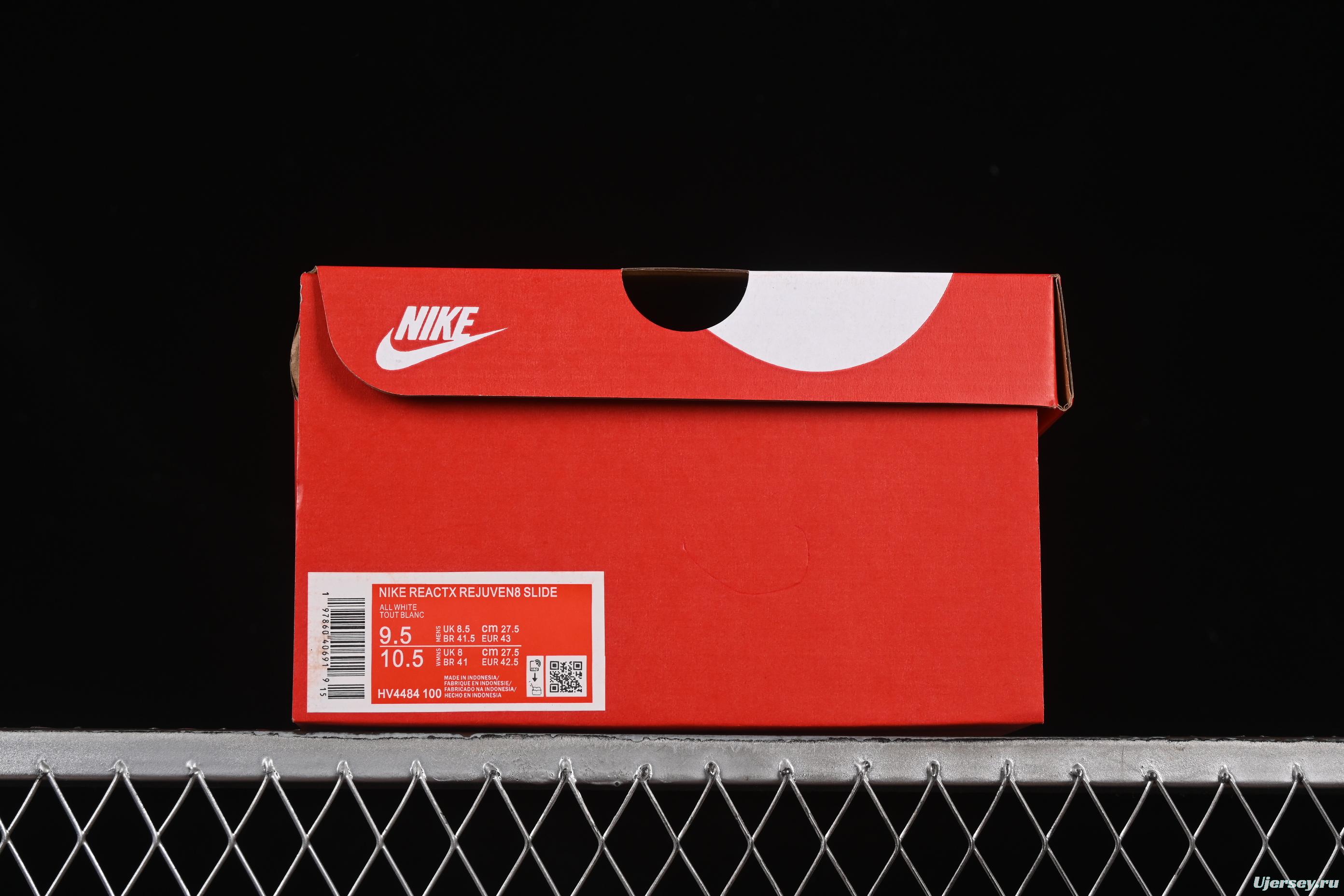 Nike ReactX Rejuven8 Slide Summer Sandals with Soft ReactX Foam for Comfort - HV4484-100