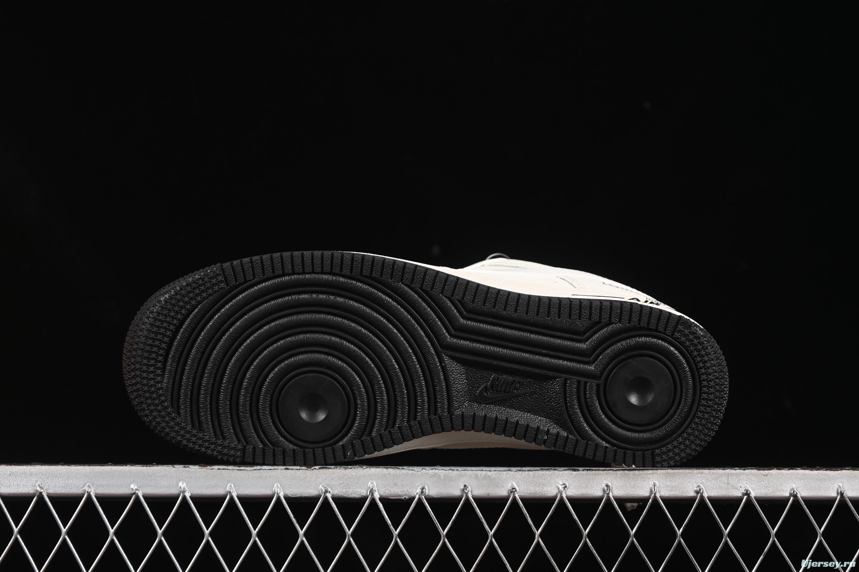 Nike Air Force 1'07 Low LV Collaboration Off-White Black Sole Casual Sneakers - XX3168-139