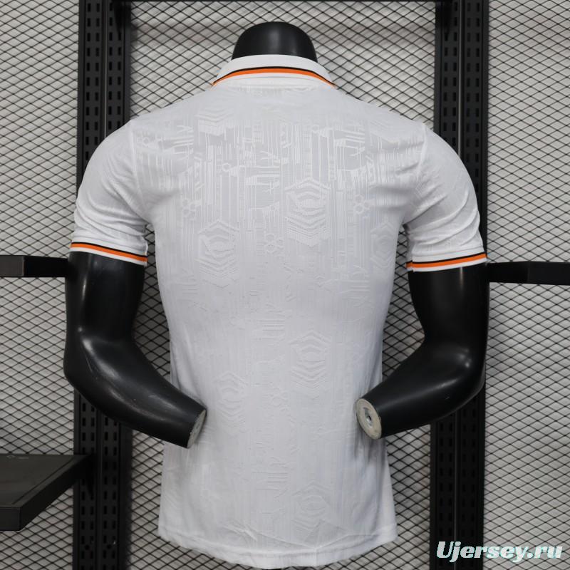 Player Version 2025 Japan White with Dragon Ball Goku Graphic Jersey