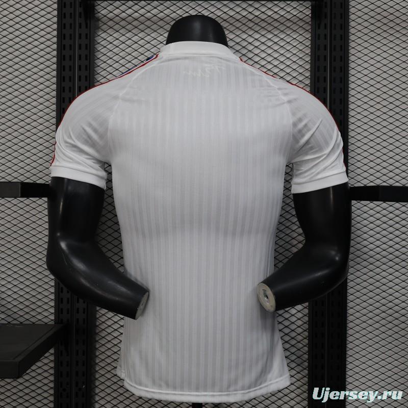 Player Version 25/26 Olympique Lyon 75 Year Anniversary White Jersey