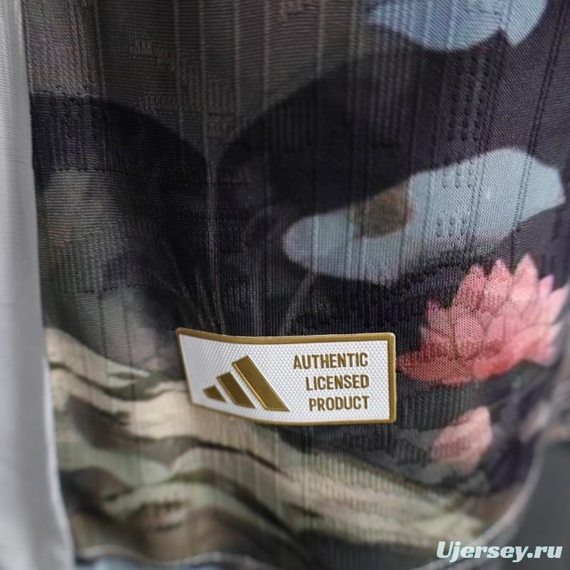 Player Version 2025 Japan White with Dragon Ball Nature Scene Jersey