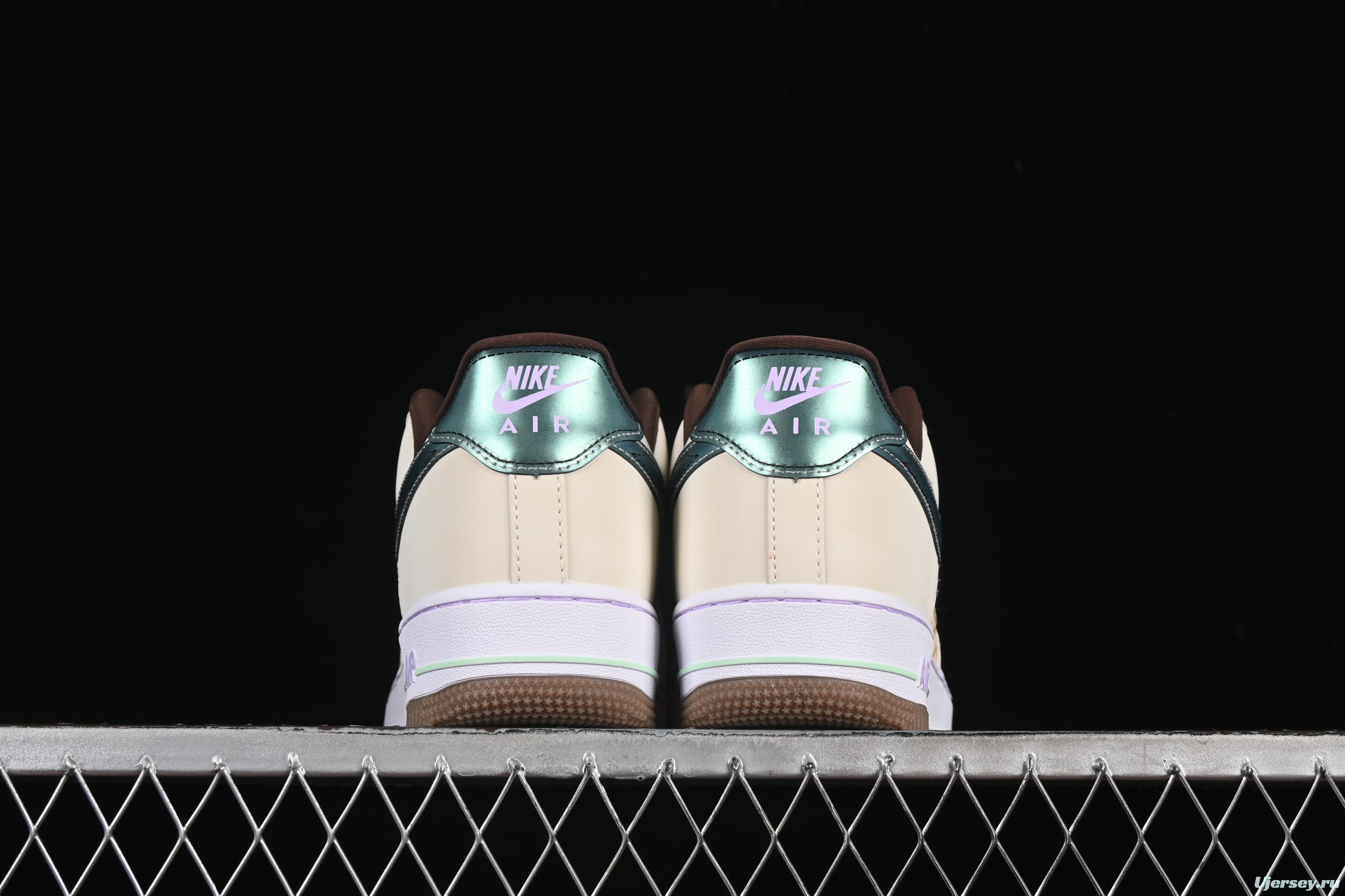 Nike Air Force 1'07 Low Casual Sneakers with Full-Length Air Cushion - IB5722-100