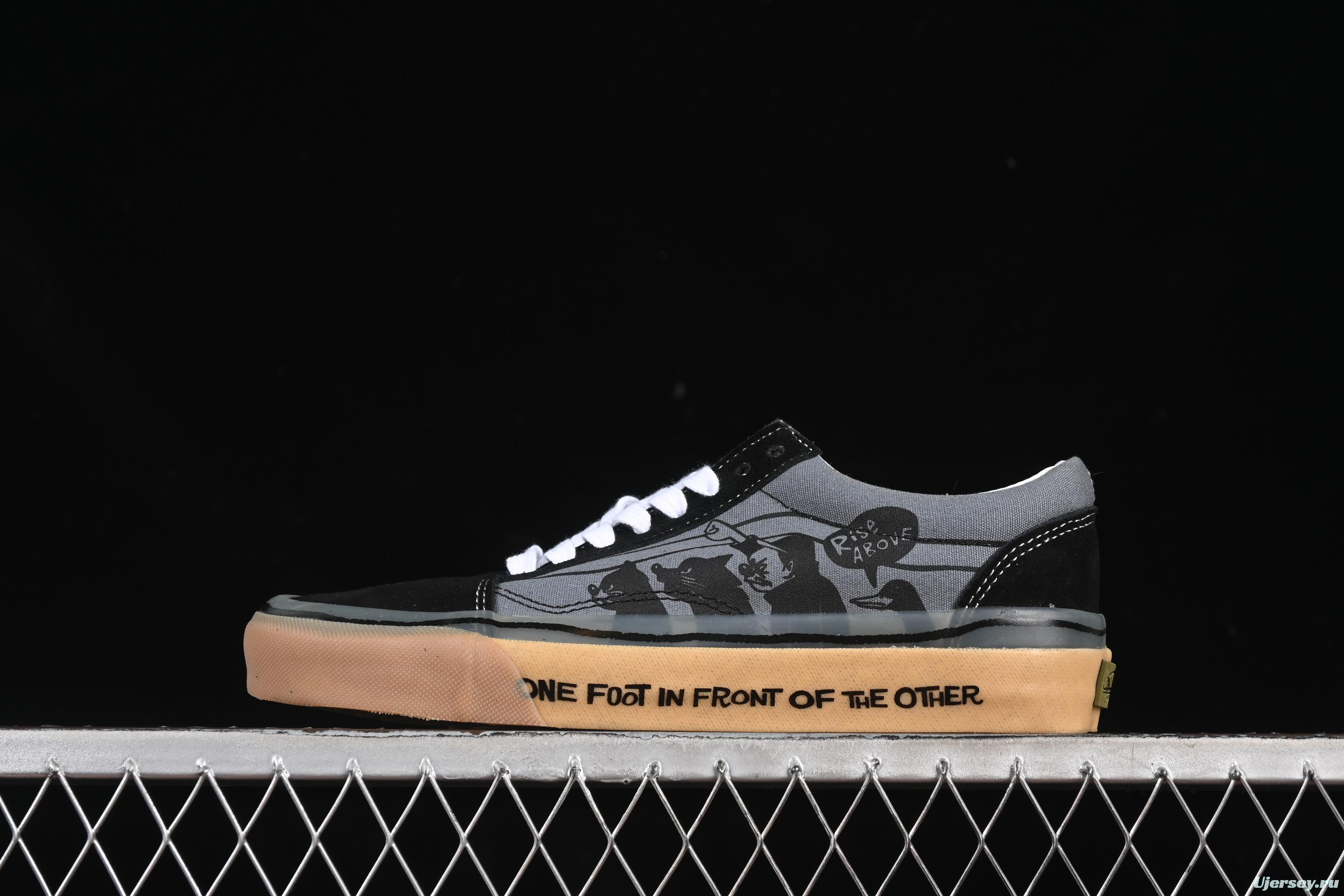 Vans Premium x Hanai Artist Collaboration Low-Top Casual Skate Shoes - VN000D56BN5